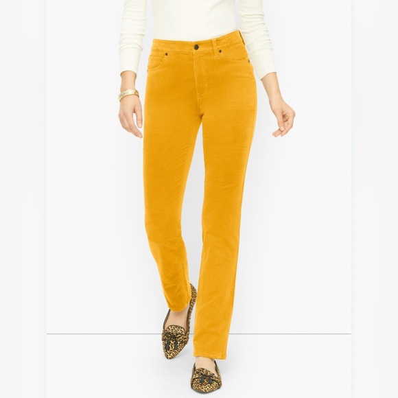 Talbots STRETCH CORDUROY STRAIGHT LEG PANTS Size 18 - Picture 1 of 10